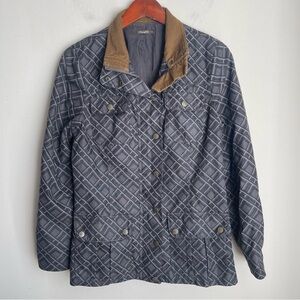 J.McLaughlin Gray Women's Jacket Coat with Corduroy‎ Collar Women's Size XS